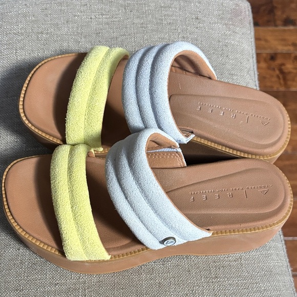 Reef Lofty Lux Hi Platform Slide Sandal (Women) sz 5 - Picture 2 of 8